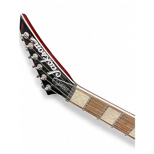 Used Jackson X Series Scott Ian Signature King V KVX CANDY APPLE RED Solid Body Electric Guitar
