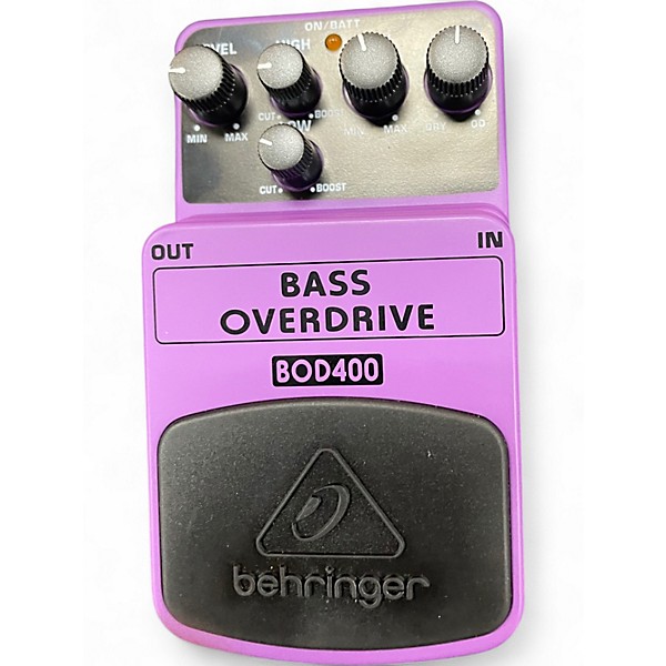 Used Behringer BOD400 Bass Overdrive Bass Effect Pedal