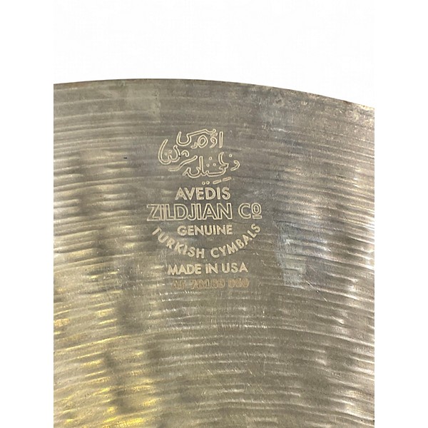 Used SABIAN 21in HH Raw Bell Dry Ride Brilliant Cymbal