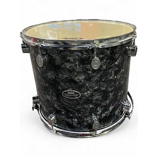 Used PDP by DW 6 Piece Fusion Black Onyx Drum Kit