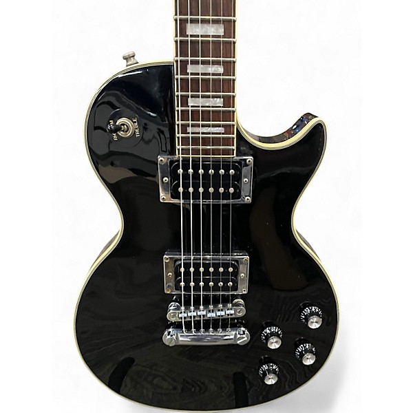 Used Epiphone Les Paul Custom Ebony Solid Body Electric Guitar