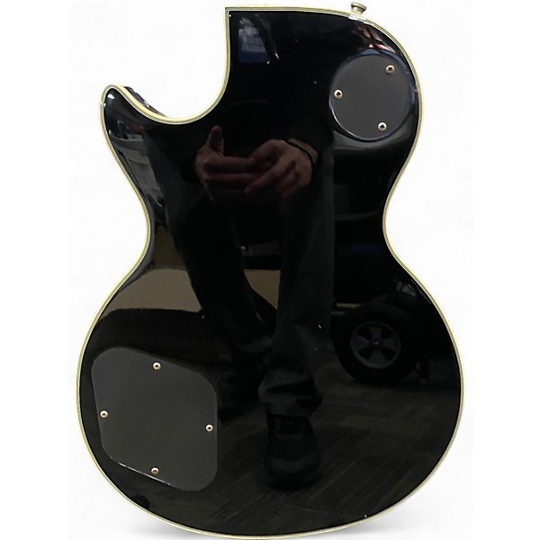 Used Epiphone Les Paul Custom Ebony Solid Body Electric Guitar
