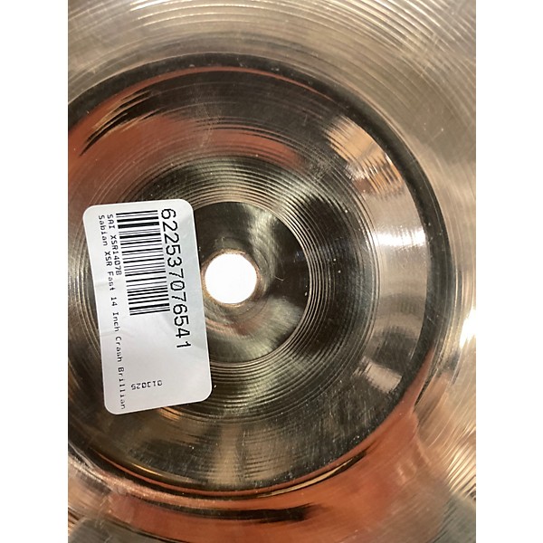 Used SABIAN 14in XSR FAST CRASH Cymbal