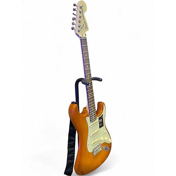 Used Fender American Performer Stratocaster Honey Burst Solid Body Electric Guitar