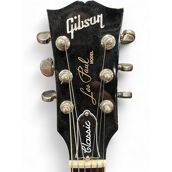Used 2021 Gibson Les Paul Classic Ebony Solid Body Electric Guitar