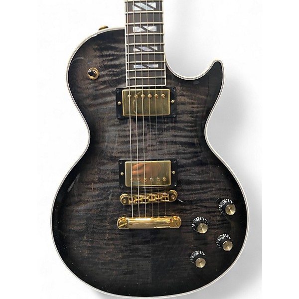 Used 2023 Gibson Les Paul Supreme Trans Gray Solid Body Electric Guitar