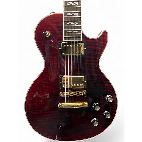 Used 2023 Gibson Les Paul Supreme trans wine red Solid Body Electric Guitar
