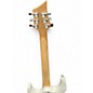 Used Glarry BURNING FIRE STYLE White Solid Body Electric Guitar