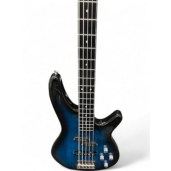 Used Miscellaneous 5 STRING BASS Blue Electric Bass Guitar