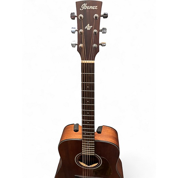 Used Ibanez AW54 Brown Acoustic Guitar