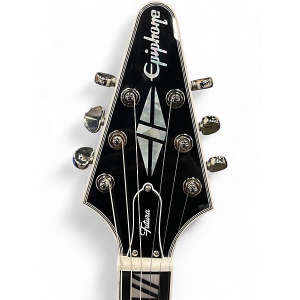 Used Epiphone Futura Flying V Custom Quicksilver Shift Solid Body Electric Guitar