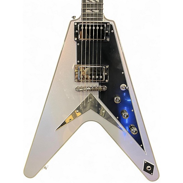 Used Epiphone Futura Flying V Custom Quicksilver Shift Solid Body Electric Guitar