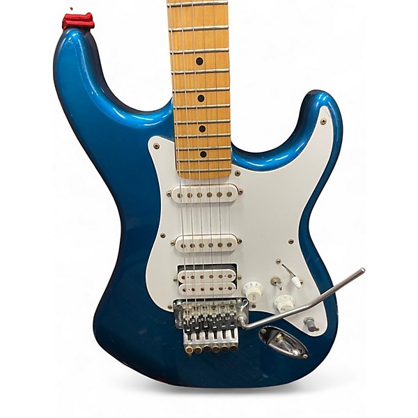 Vintage 1980s Kramer AMERICAN PACER Blue Solid Body Electric Guitar