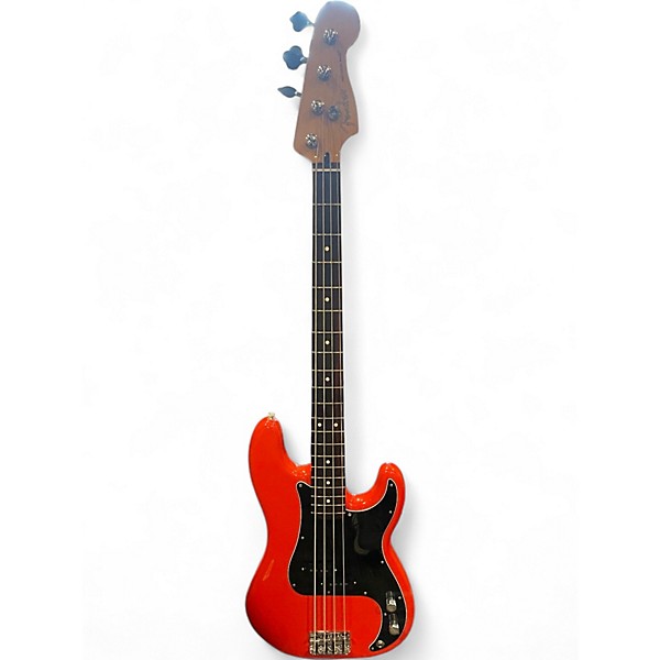 Used 2025 Fender Player II Precision Bass CORAL RED Electric Bass Guitar