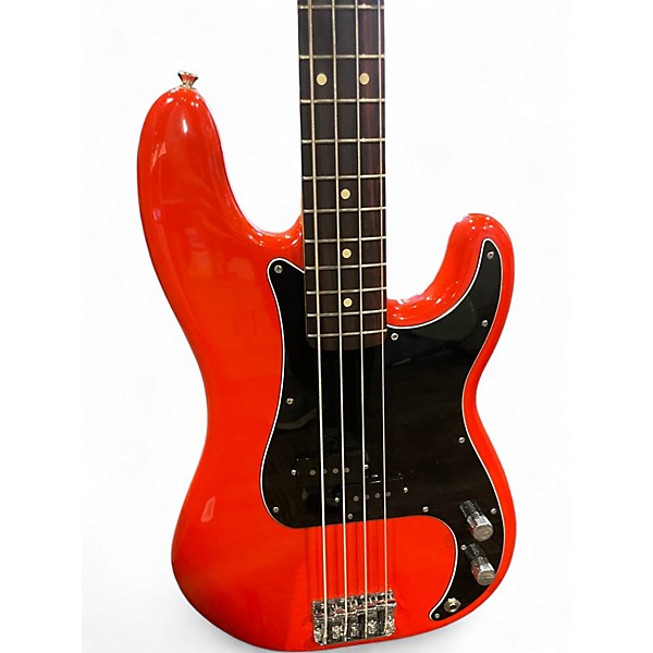 Used 2025 Fender Player II Precision Bass CORAL RED Electric Bass Guitar
