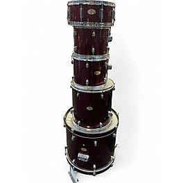 Used Pearl 5 Piece Forum Wine Red Drum Kit