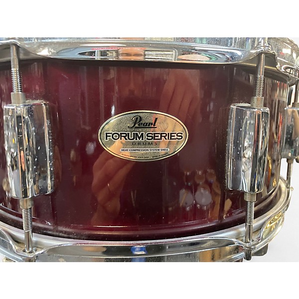 Used Pearl 5 Piece Forum Wine Red Drum Kit