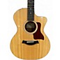 Used Taylor 214CE QS DLX LTD Natural Acoustic Electric Guitar
