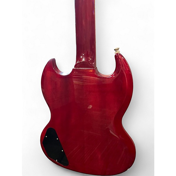 Used 2022 Epiphone Tony Iommi SG Custom Cherry Solid Body Electric Guitar
