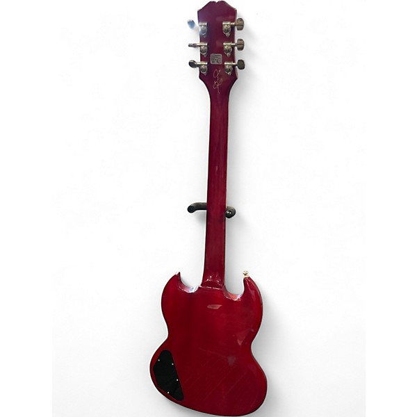 Used 2022 Epiphone Tony Iommi SG Custom Cherry Solid Body Electric Guitar