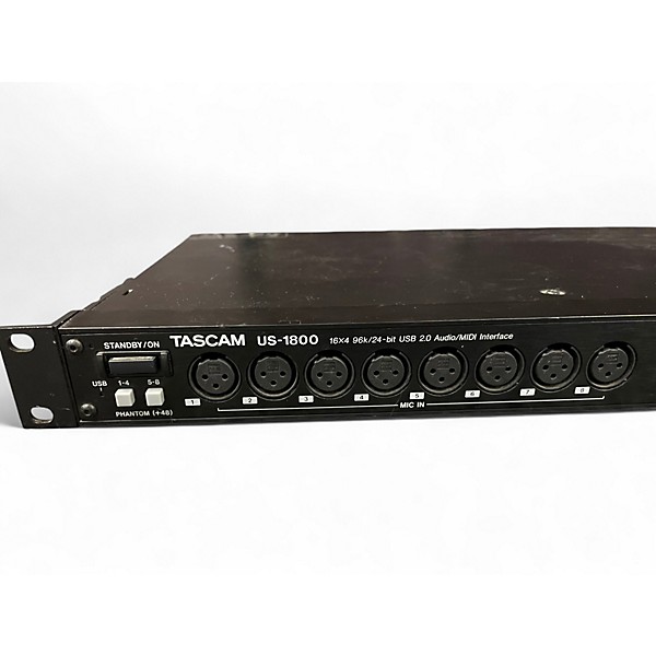 Used TASCAM US-1800 Audio Interface