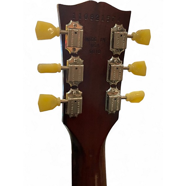 Used 2012 Gibson Les Paul Studio Faded Worn Brown Solid Body Electric Guitar