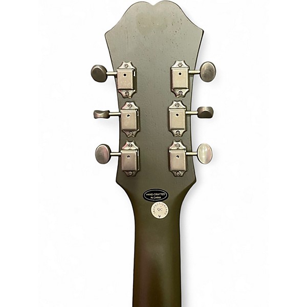 Used Epiphone casino worn Royal Olive Solid Body Electric Guitar