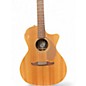 Used Fender Newporter Player Natural Acoustic Electric Guitar