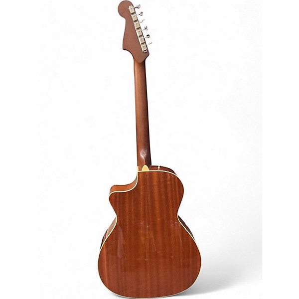 Used Fender Newporter Player Natural Acoustic Electric Guitar