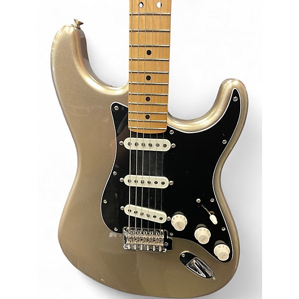 Used Fender 75th anniversary player strat  Silver Sparkle Solid Body Electric Guitar