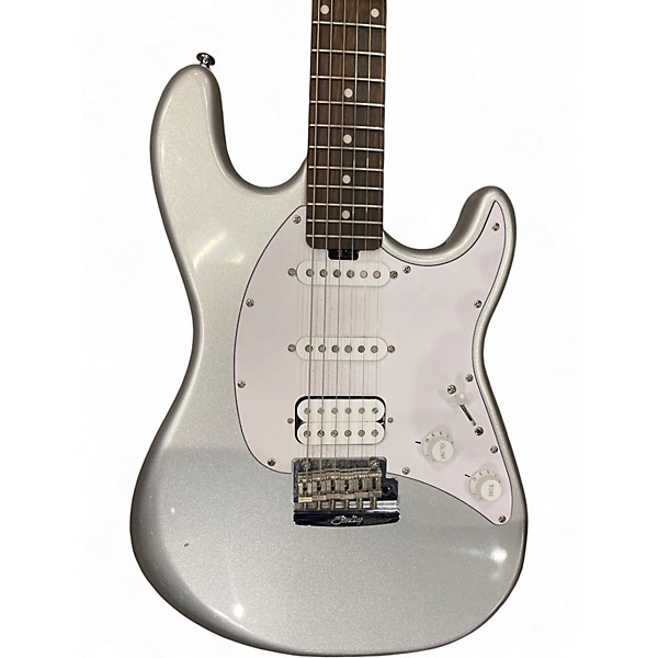 Used Sterling by Music Man CUTLASS Silver Solid Body Electric Guitar