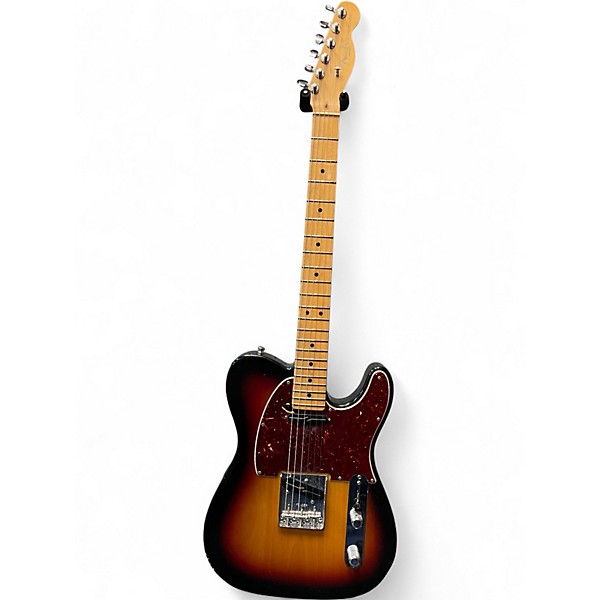 Used Fender Highway One Telecaster 3 Tone Sunburst Solid Body Electric Guitar