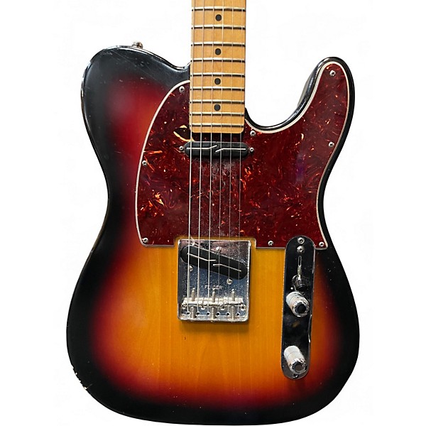 Used Fender Highway One Telecaster 3 Tone Sunburst Solid Body Electric Guitar