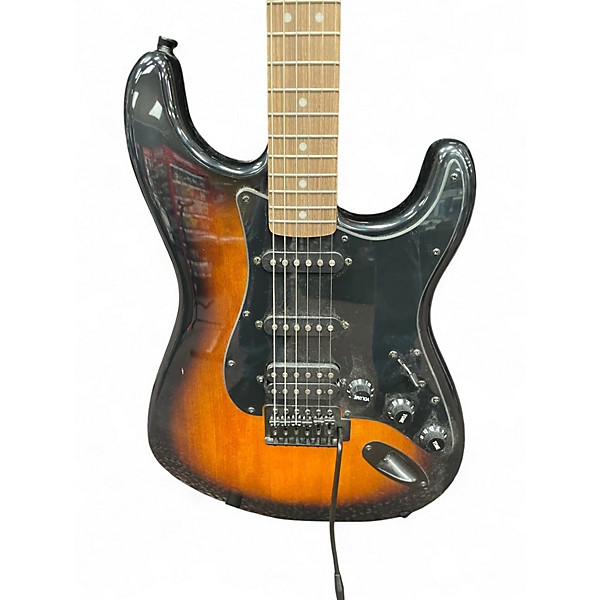 Used Squier Standard Stratocaster 2 Color Sunburst Solid Body Electric Guitar