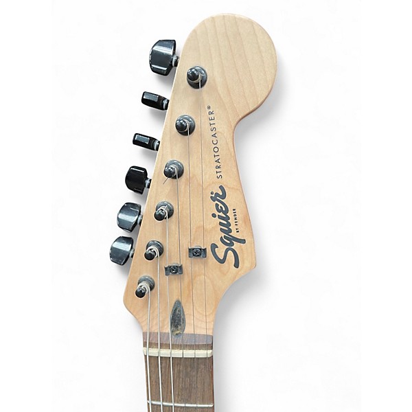 Used Squier Standard Stratocaster 2 Color Sunburst Solid Body Electric Guitar
