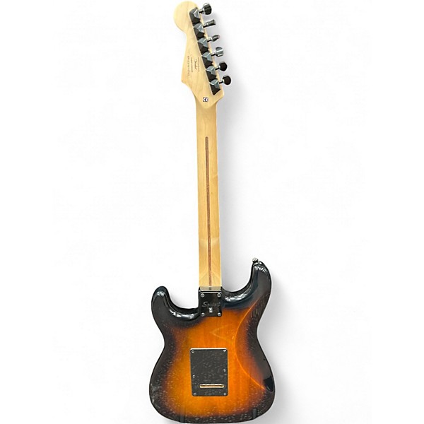 Used Squier Standard Stratocaster 2 Color Sunburst Solid Body Electric Guitar