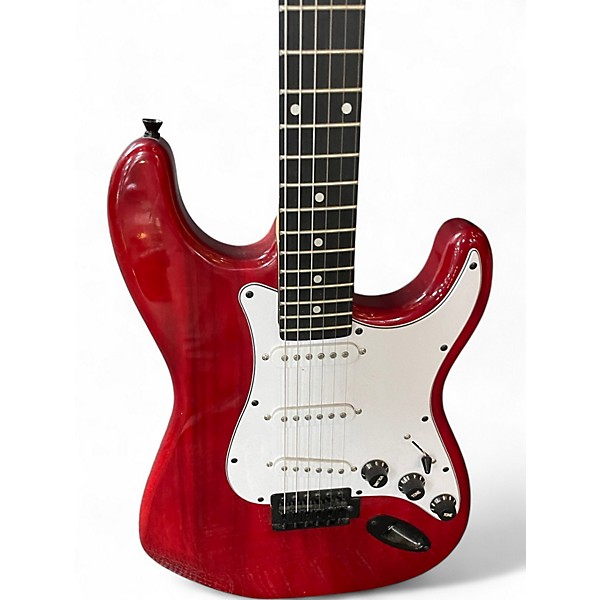 Used Lyxpro Double Cut Electric Guitar Red Solid Body Electric Guitar