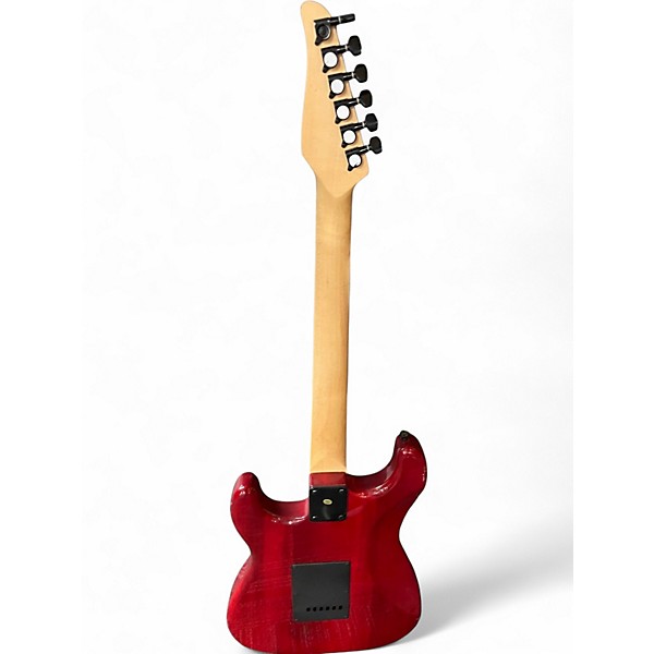 Used Lyxpro Double Cut Electric Guitar Red Solid Body Electric Guitar