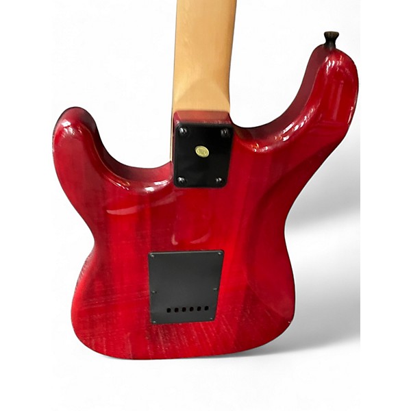 Used Lyxpro Double Cut Electric Guitar Red Solid Body Electric Guitar