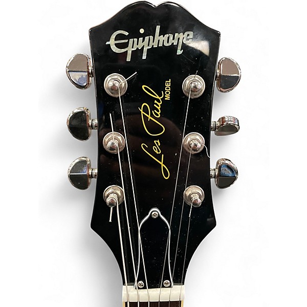 Used Epiphone Les Paul Classic Lemonburst Solid Body Electric Guitar