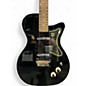 Used Danelectro 56 u-2 Black and White Solid Body Electric Guitar