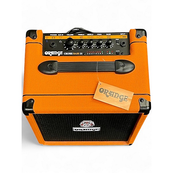 Used Orange Amplifiers Crush Bass 25 Bass Combo Amp