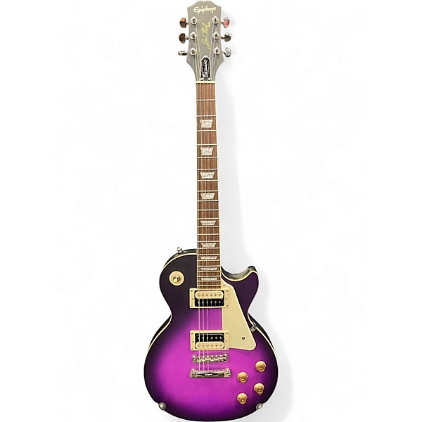 Used Epiphone Les Paul Classic Worn Purple Solid Body Electric Guitar