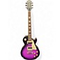 Used Epiphone Les Paul Classic Worn Purple Solid Body Electric Guitar thumbnail