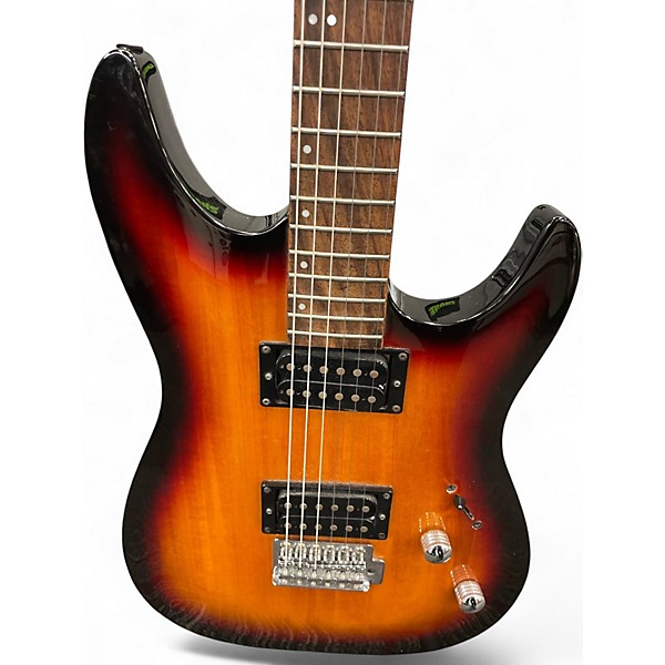 Used Laguna LE300 2 Tone Sunburst Solid Body Electric Guitar