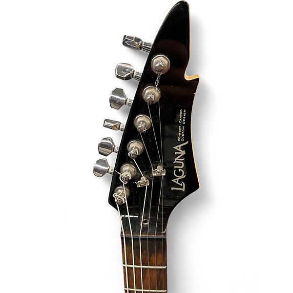 Used Laguna LE300 2 Tone Sunburst Solid Body Electric Guitar
