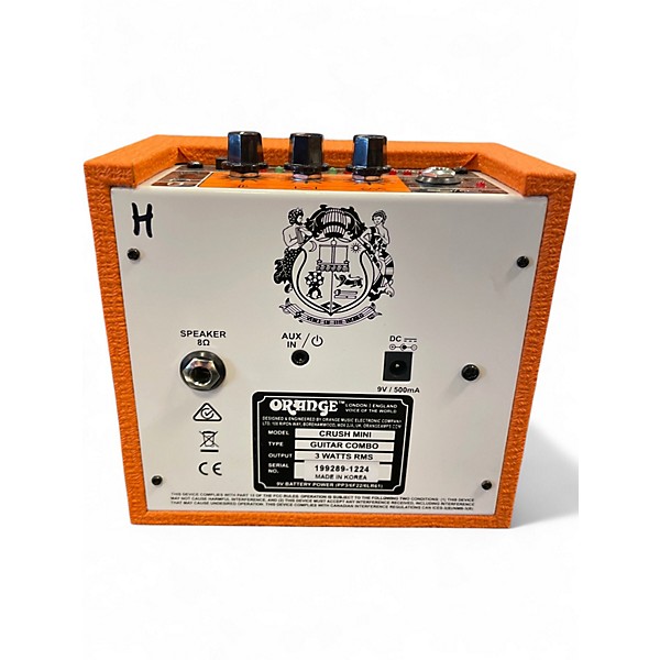 Used Orange Amplifiers CRUSH MINI Guitar Combo Amp