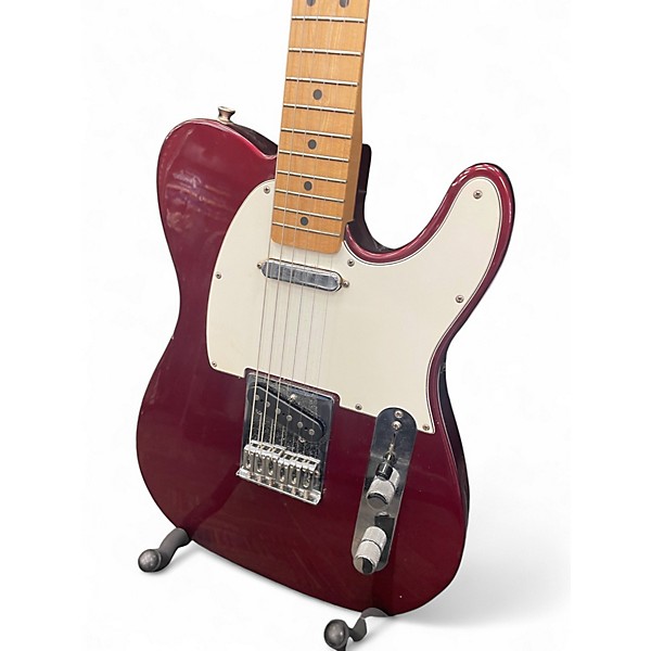 Vintage 1999 Fender TELECASTER STANDARD Midnight Wine Solid Body Electric Guitar