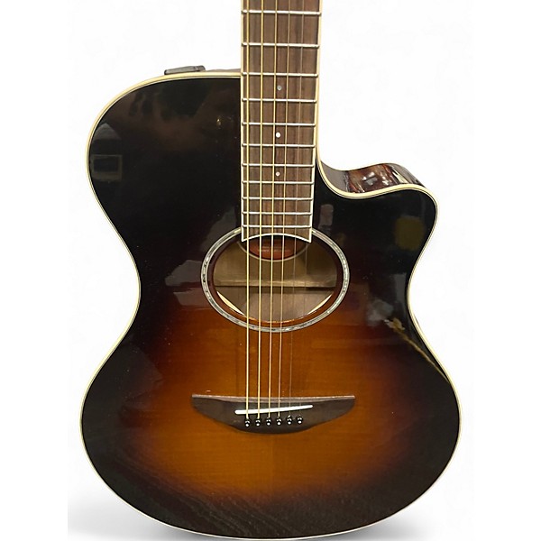 Used Yamaha APX600 2 Color Sunburst Acoustic Electric Guitar