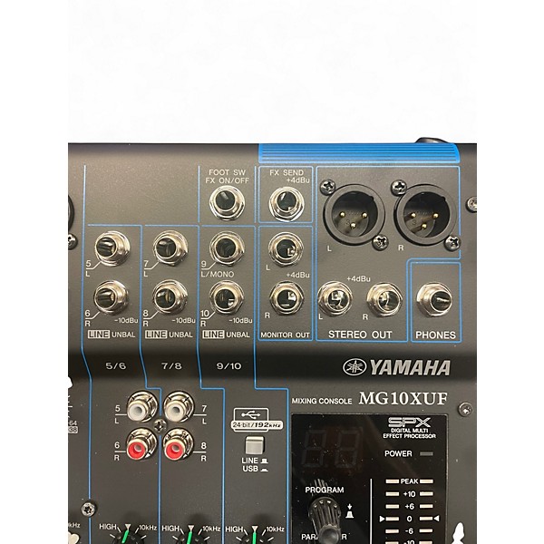 Used Yamaha MG10XUF Unpowered Mixer
